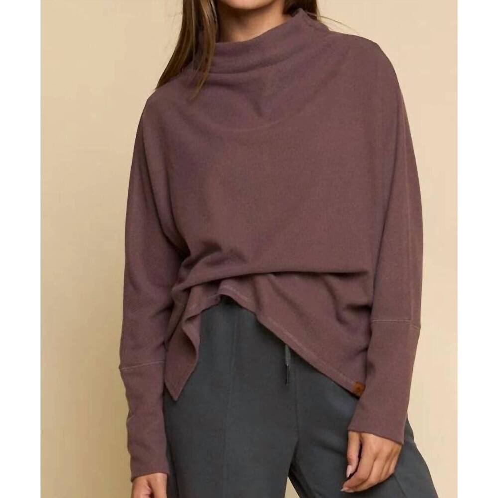 NEW FUNDAMENTAL COAST pch turtleneck sweater in anise